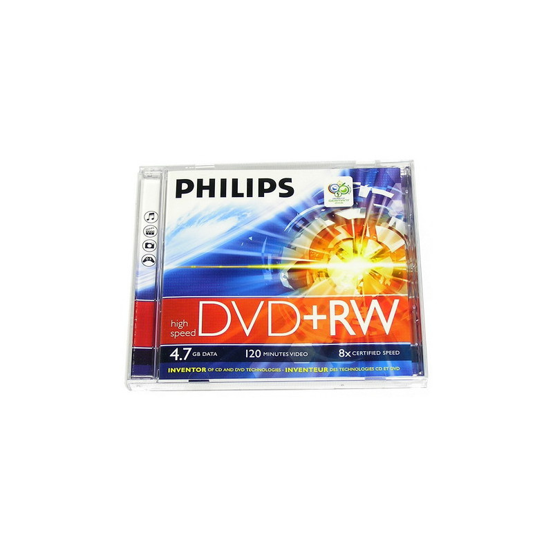 Philips DVD-RW 4.7GB kopen? Robuuste kwaliteit, optimale